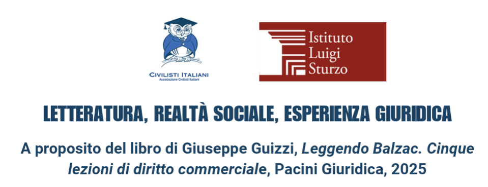 “Letteratura, realtà sociale, esperienza giuridica” – Presentazione volume